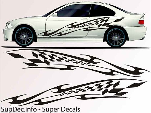 Vinyl Auto Body Graphics EXTERIOR OUTSIDE Decal sticker B764
