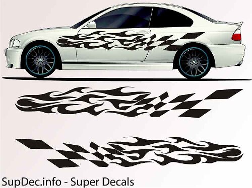 Vinyl Auto Body Graphics EXTERIOR OUTSIDE Decal sticker B765