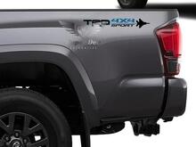 pair of TRD Off Road Vintage Sunset Style 4x4 PRO Sport Off Road Side Vinyl Stickers Decal Toyota Tacoma Tundra FJ Cruiser
 3