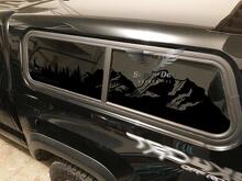 Mountain Forest Bed Topper Window Decal Kit for Toyota Tacoma 2016-2020_2