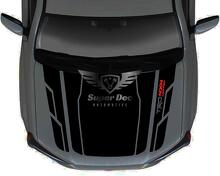 TRD Style Hood Vinyl Decal Kit for Toyota 4Runner Gen5 No Scoop_2