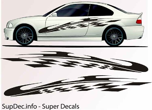 Vinyl Auto Body Graphics EXTERIOR OUTSIDE Decal sticker B774