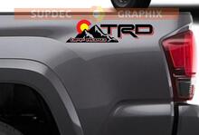 Pair of TRD Off Road Mountains with Colorado State Flag SunSet Shadows Sun Sunset for Toyota Tacoma Tundra FJ Cruiser
 2