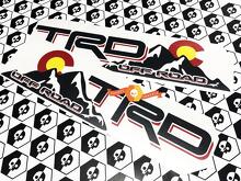 TRD Colorado Flag Style Bedside Vinyl Decal Sticker for Toyota Tacoma_3