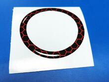 Honeycomb Start Button Ring Domed Decal for Dodge Challenger Charger_2