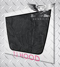 Custom Jeep Wrangler Blackout Topographic Map Adventure trip Vinyl Hood Sticker Decal TJ LJ JK JL Gladiator Unlimited
 2