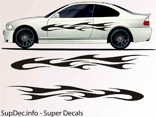 Vinyl Auto Body Graphics EXTERIOR OUTSIDE Decal sticker B775