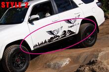 Mountains Landscape Side Vinyl Decal Sticker for Toyota 4Runner 2009-2024_2