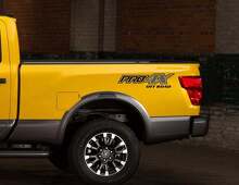 PRO-4X Off Road Rear Side Vinyl Decals for Nissan Titan_2
