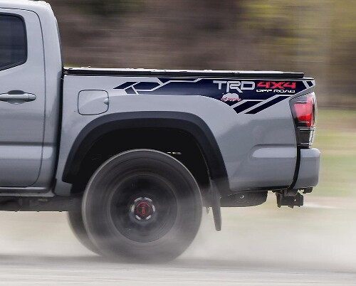 California TRD 4x4 Off Road Bedside Vinyl Decal Sticker for Toyota Tundra 2013-2019