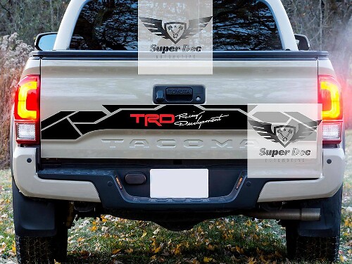 TRD Style Tailgate Vinyl Decal Sticker for Toyota Tacoma 2016-2021