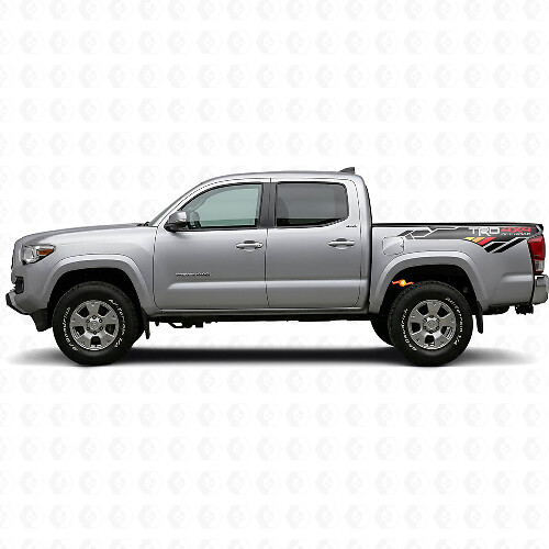 TRD 4x4 Vintage Style Rear Side Vinyl Decal For Tacoma Tundra 