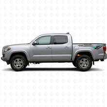 TRD 4x4 Vintage Style Bedside Vinyl Decal Sticker for Toyota Tacoma_2