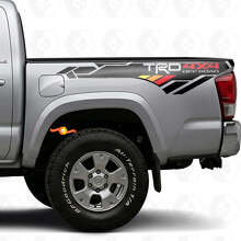TRD 4x4 Vintage Style Bedside Vinyl Decal Sticker for Toyota Tacoma_4