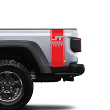 Jeep Gladiator 2 Side  jt bright white 6.4 hemi Sticker Decal Factory Style Body Vinyl Graphic Stripes Kit 2018 - 2021
 3