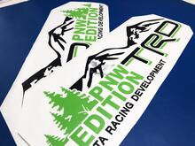 TRD Mountains PNW Edition for Toyota Tundra Tacoma FJ Cruiser 4Runner Vinyl Decals Stickers
 2