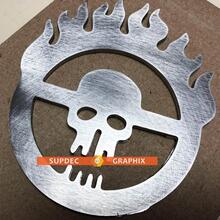 Mad Max Fury Road Metal Aluminum Badge Bed Side Emblem Aluminium
 2
