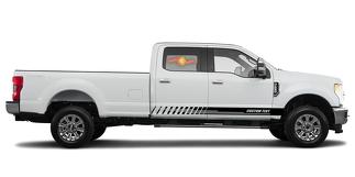Racing rocker panel stripes vinyl decals stickers for Ford F-250 2020
