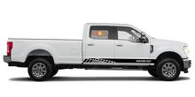 Racing rocker panel stripes vinyl decals stickers for Ford F-250 2020
 3