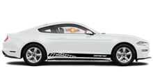 Racing rocker panel stripes vinyl decals stickers for Ford Mustang 2020
 3