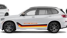 M colors Vinyl Stripes for BMW X5 M50 G05 Monochrome style and German on your choice
 2
