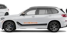 M colors Vinyl Stripes for BMW X5 M50 G05 Monochrome style and German on your choice
 3