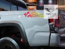 TRD Vintage Print Mountains off road PRO SPORT Tacoma Tundra FJ Cruiser sticker decal
 2