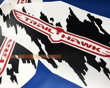 Pair of Trail Hawk Jeep Renegade Compass bed side decals stickers 2 colors
 2
