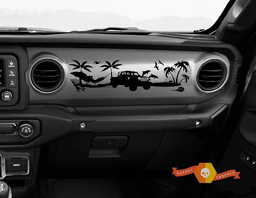 Sticker Decal Vinyl Toi Moana Papamahi mo Jeep JT Rubicon Gladiator