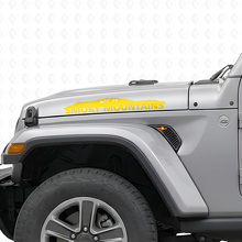 Smoky Mountains Hood Vinyl Decal Sticker for Jeep Wrangler_5