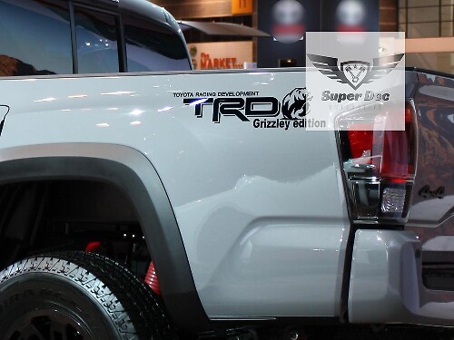 TRD Grizzley Edition Bedside Vinyl Decal Sticker for Toyota Tundra