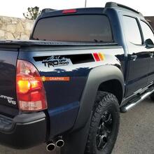 Pair TRD Off Road Mountains Vintage stripes for Tacoma Side Vinyl Stickers Decal fit to Toyota Tacoma 2005–2015
 2