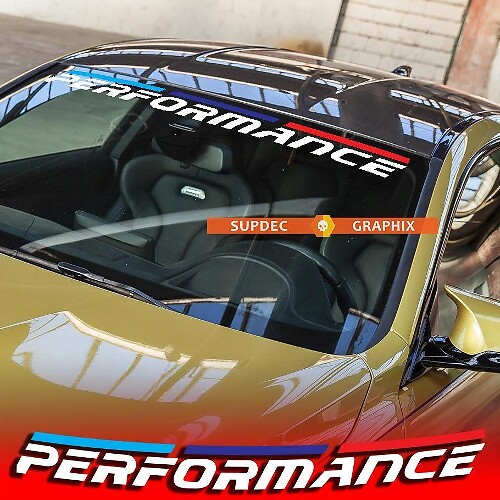 BMW M Performance new Windscreen banner vinyl decal sticker 2