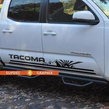 TRD Mountains and JDM rising sun 4x4 Bed Stripes Vinyl Stickers Decal Kit for Toyota Tacoma TRD
 2