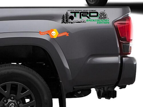 Autocollants décalcomanies graphiques de forêt TRD Compass pour Toyota Tacoma 2016-2020