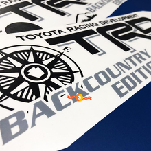 Autocollants décalcomanies graphiques de forêt TRD Compass pour Toyota Tacoma 2016-2020 3