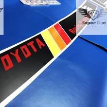TRD Style Vintage Windshield Vinyl Decal Sticker for Toyota Tundra_2