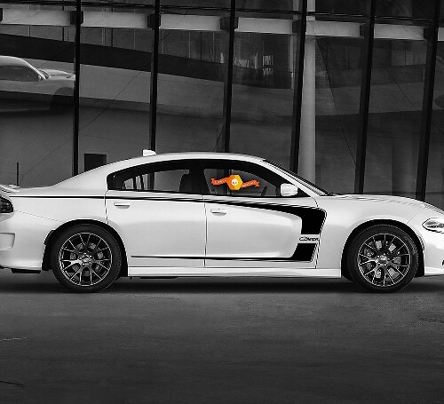 Dodge Charger C Stripe Hemi RT 345 Decal Sticker Complete Graphics Kit fits to models 2011-2020
