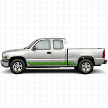 Topographic Contour Door & Rocker Panel Vinyl Stripes for Chevrolet Silverado 1500 GMT800 1999-2007_6