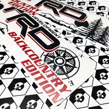 Toyota Racing Development TRD Backcountry edition 4X4 bed side Mountains Compass tree Graphic decals stickers for Tacoma 2016 - 2020 Black Red
 2
