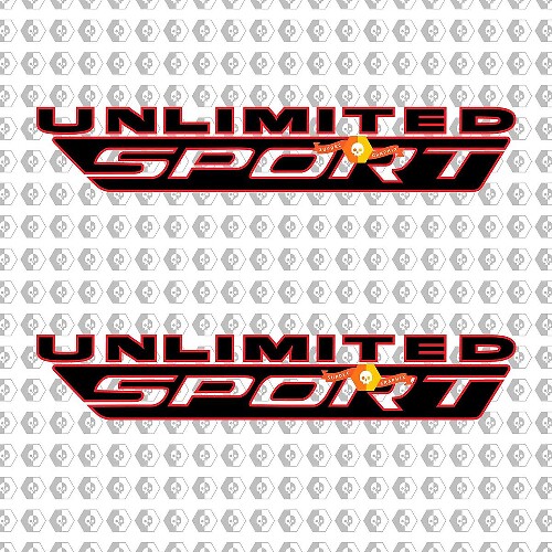 Jeep Wrangler JL Unlimited Sport Bed Side Vinyl Decal Sticker 2 colors
