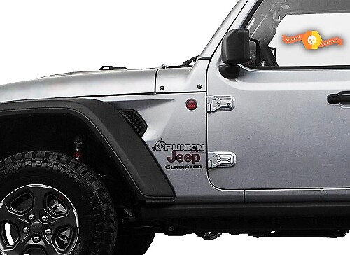 Punk'n Edition Fender Vinyl Decal Kit for Jeep Wrangler & Gladiator 