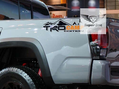 TRD-Style Camp Edition Mountain Side Vinyl Decal for Toyota Tacoma, Tundra & 4Runner