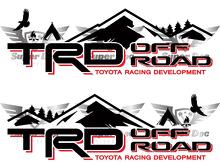 TRD Off Road Mountain Side Vinyl Decal Kit for Toyota Tacoma Tundra 4Runner_2