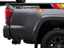 Pair TRD Sport PRO Off Road Vintage stripes for Tacoma Side Vinyl Stickers Decal fit to Toyota Tacoma 2005–2020
 2