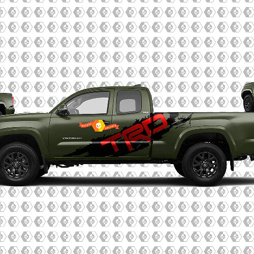 TRD Mud Splash Side Vinyl Decal Sticker for Toyota Tacoma