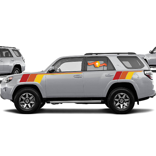 Retro Side Stripe Vinyl Decal Kit for Toyota 4Runner