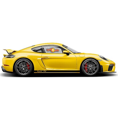 Porsche GT4 Side Stripes Kit Decal Sticker
