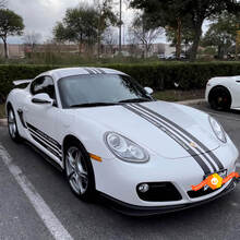 Porsche Cayman S Design Edition Side Stripes Kit Decal Sticker
 2