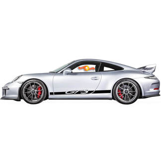 Kit of Porsche 911 GT3 Side Stripes Decal Sticker

